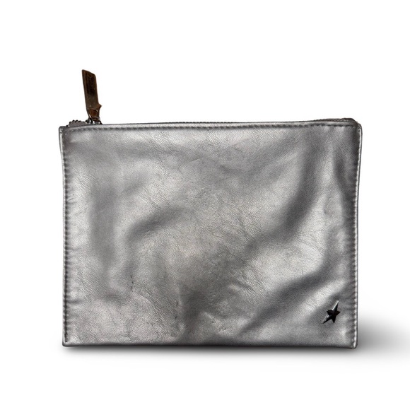 Thierry Mugler Handbags - Thierry Mugler silver cosmetics bag/pouch